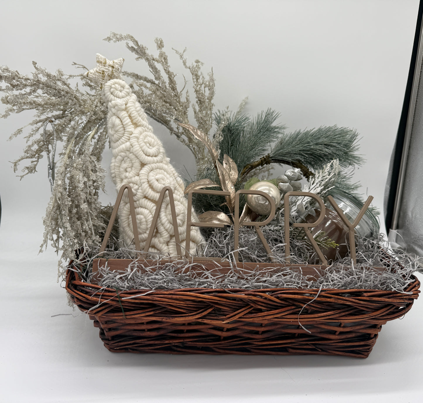 Modern Merry Holiday Basket