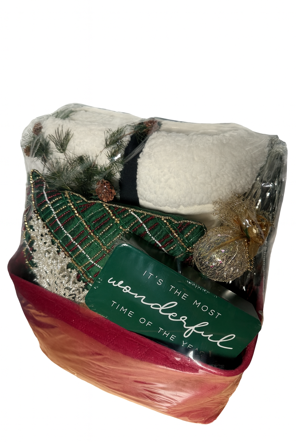 Most Wonderful Time Holiday Basket