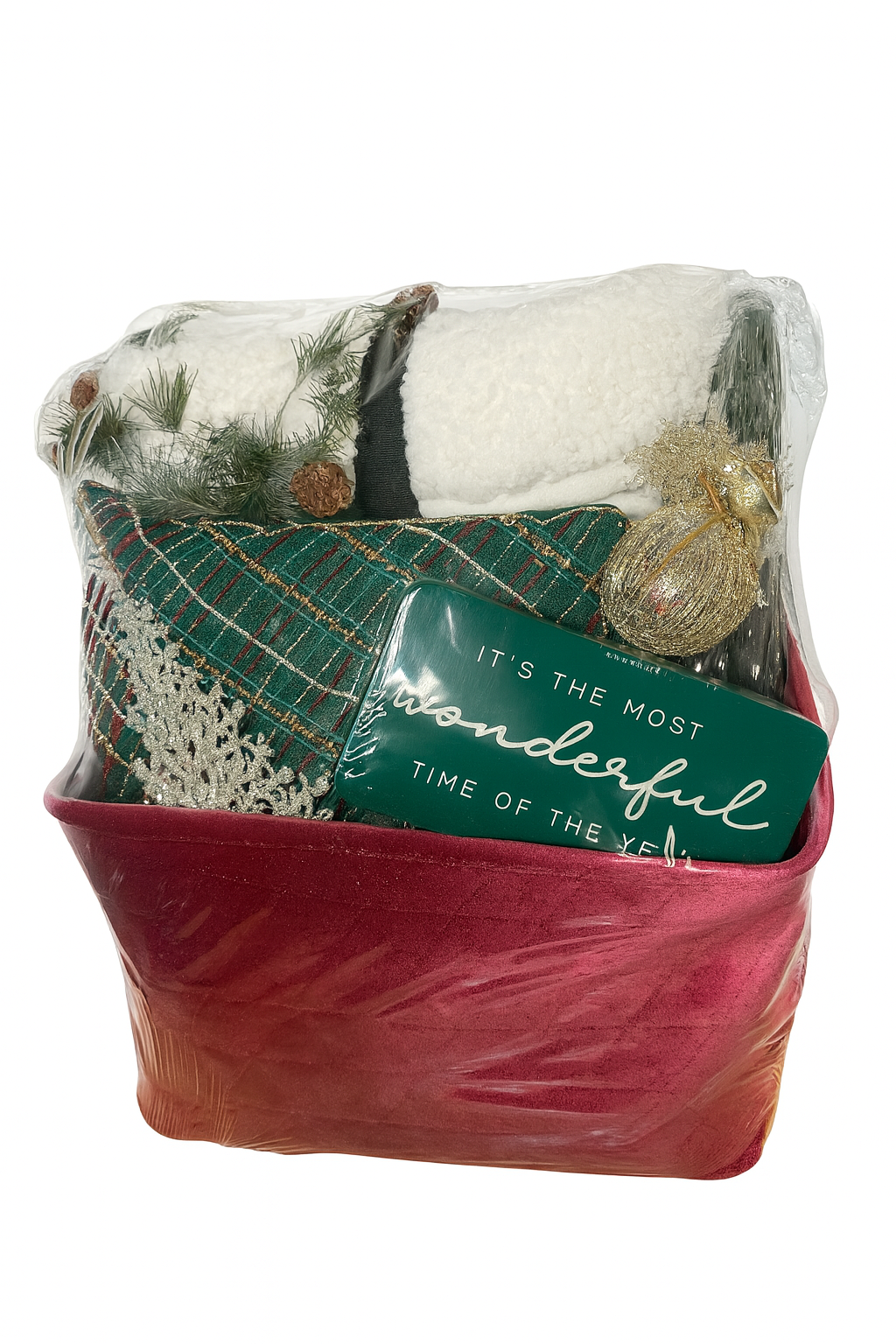 Most Wonderful Time Holiday Basket