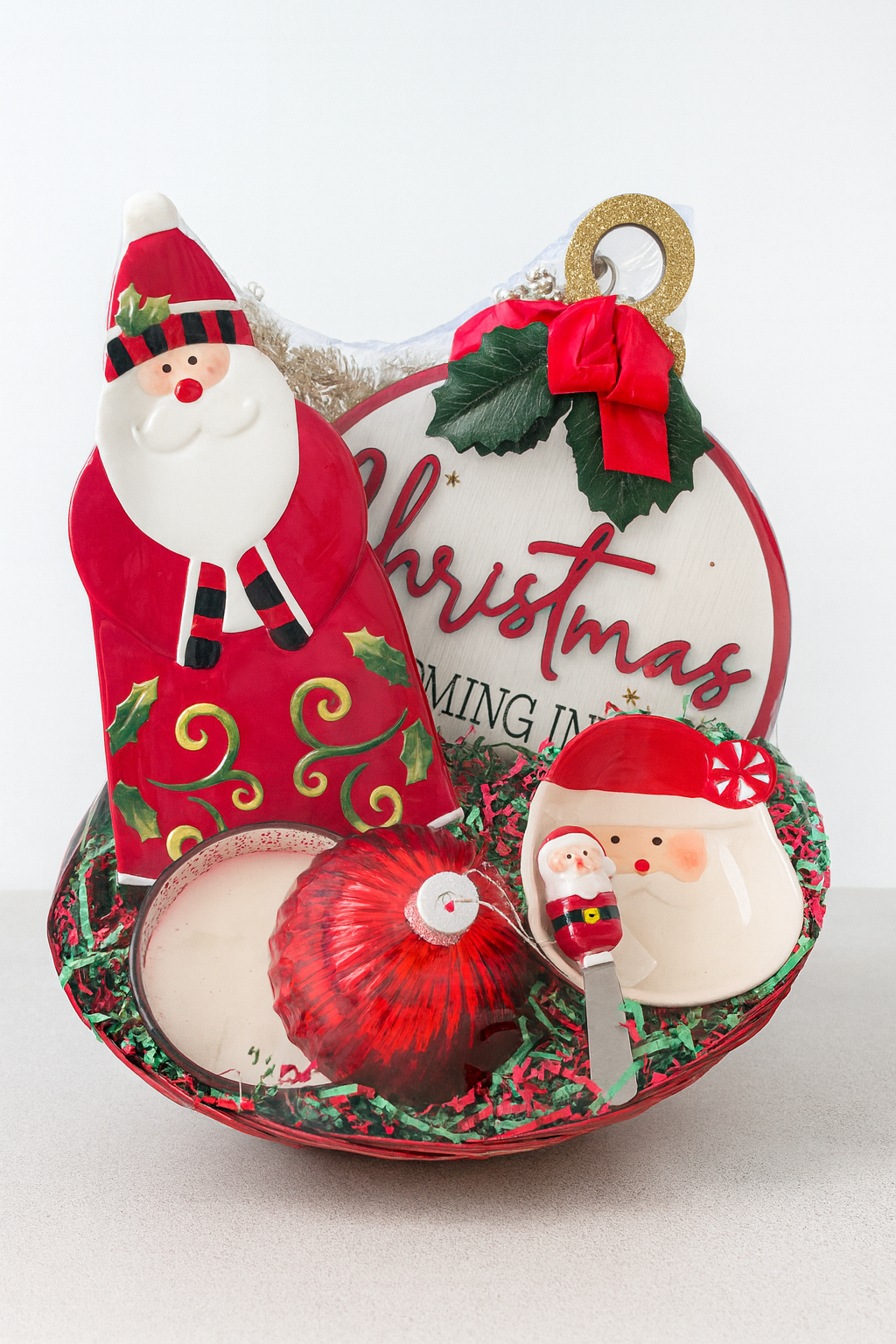 Santa’s Countdown Holiday Basket