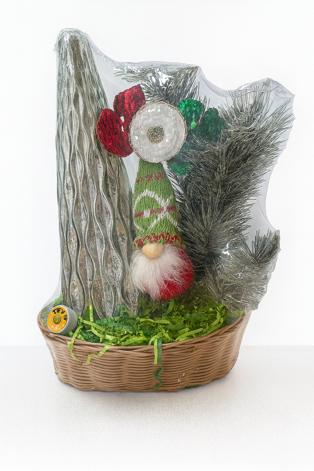 Gnome for the Holidays Basket