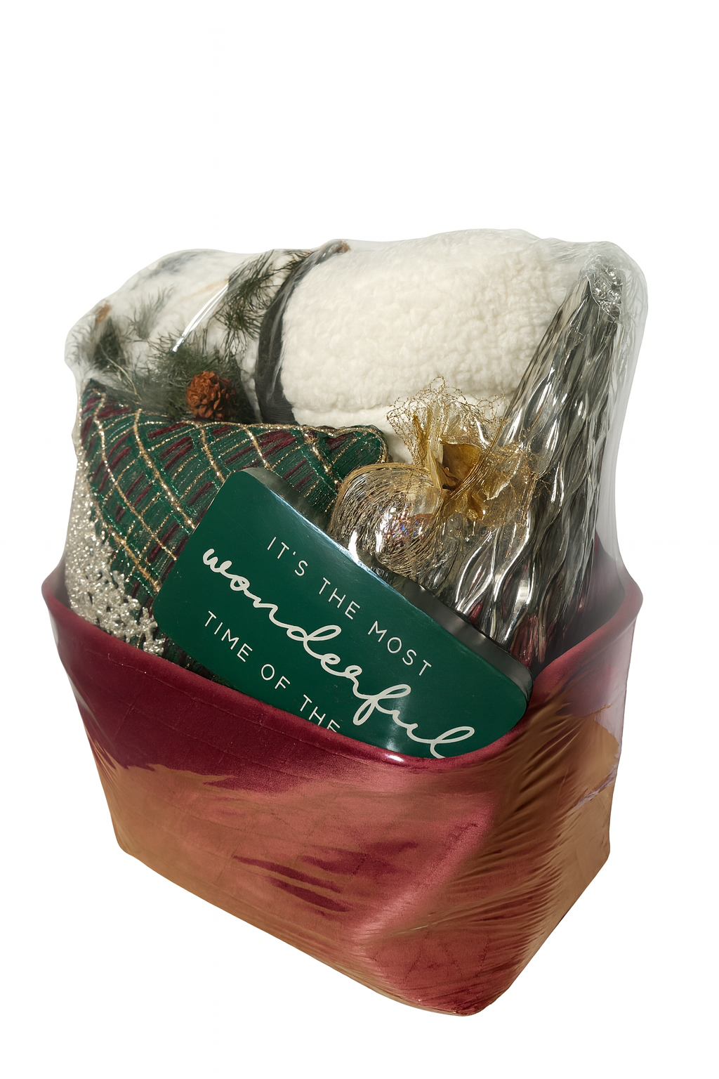 Most Wonderful Time Holiday Basket